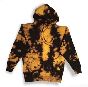 Gold Clouds Tie Dye Hoodie
